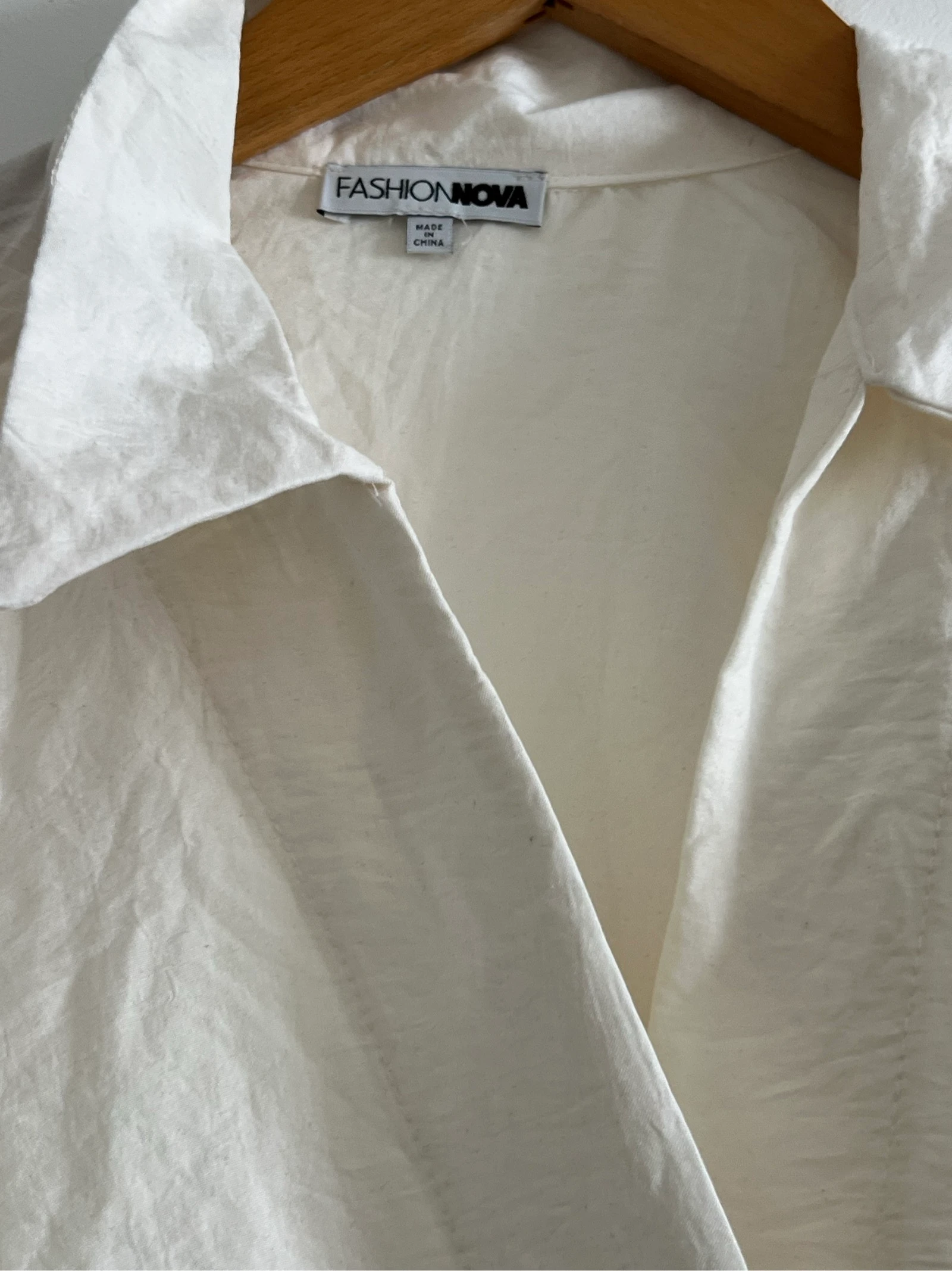 🤍 Camisa Oversize Fashion Nova Blanca 🤍 – photo 8